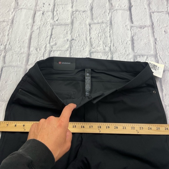 Lululemon ABC 5-Pocket Pant Warpstreme Slim Fit Black Men’s Sz 32x27 NWT - Picture 5 of 12